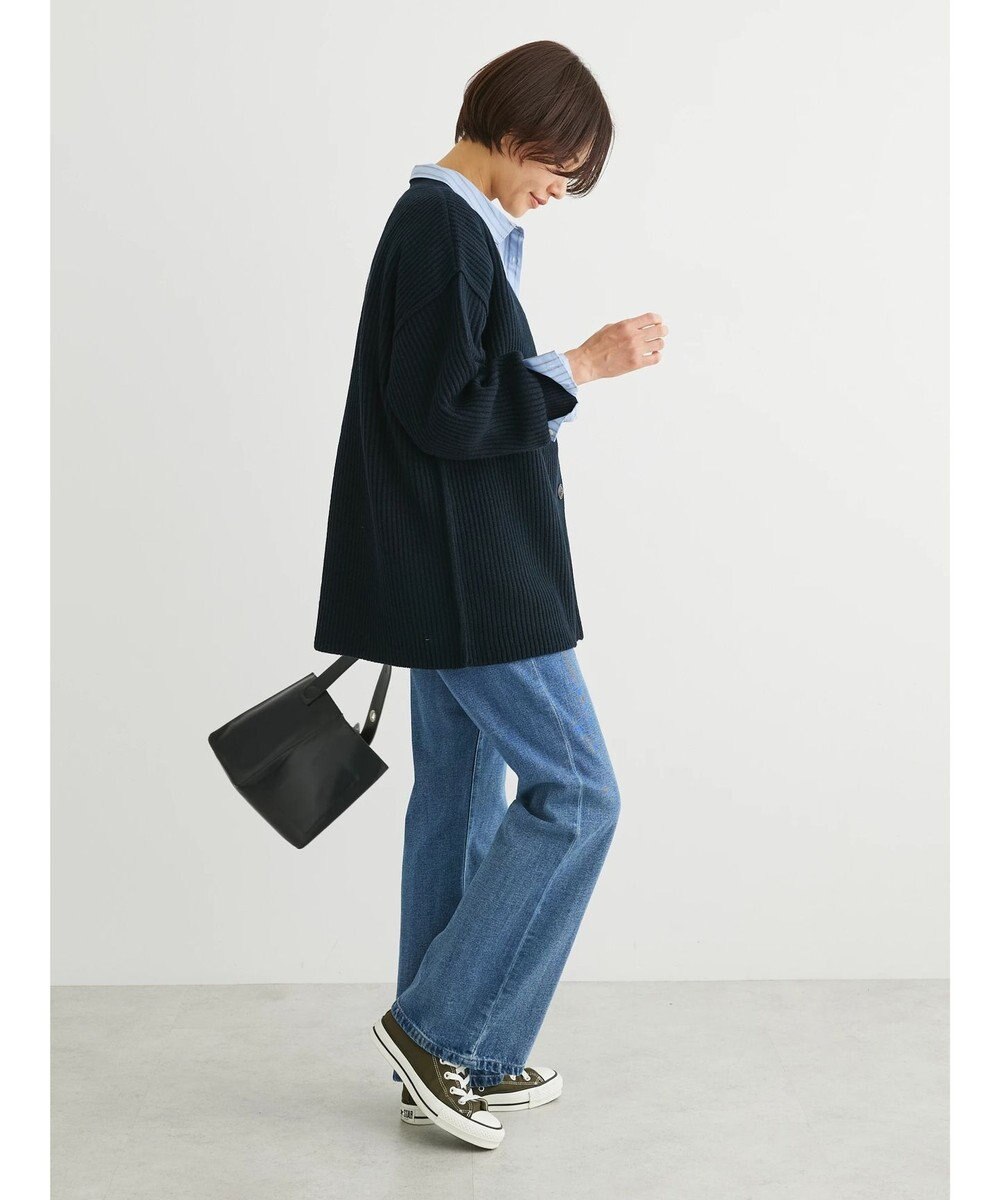 Green Parks 洗える　Ｖネックニットカーディガン 