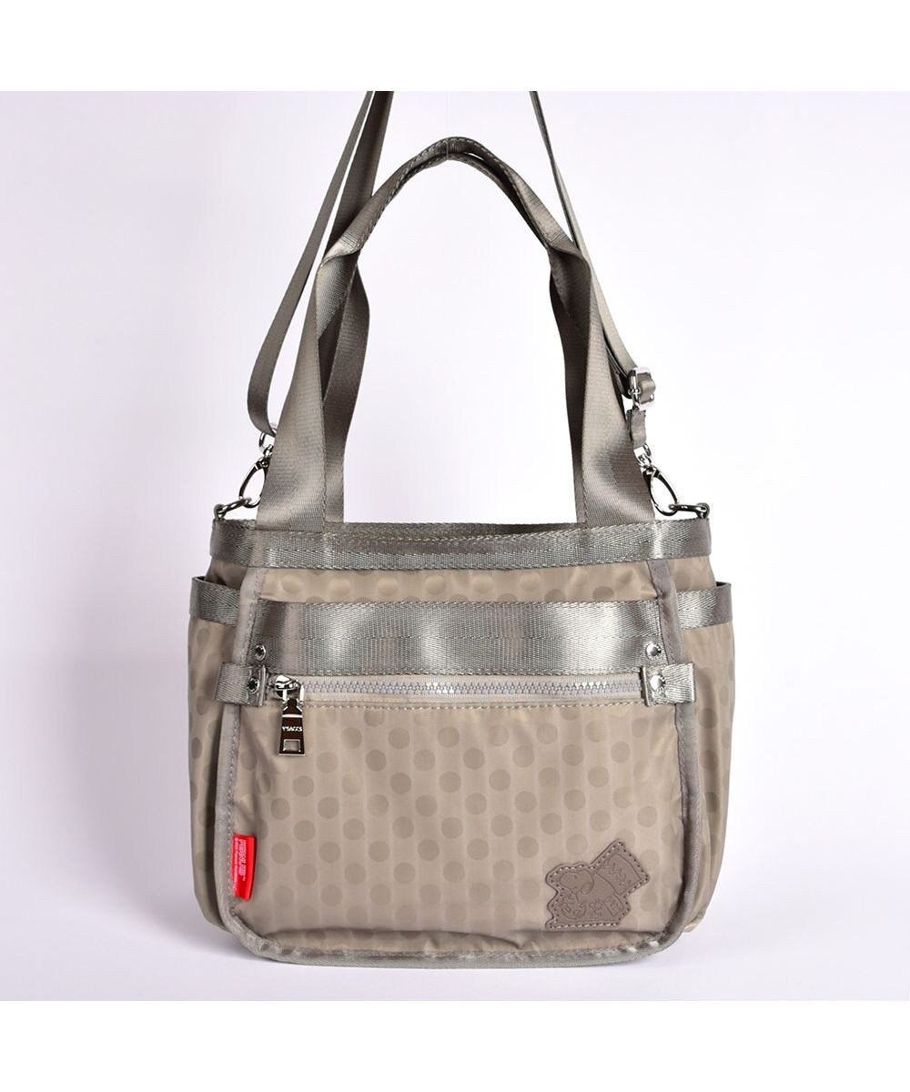 Y'SACCS 【PEANUTSコラボ】SNOOPY（スヌーピー） Polka Dots 2WAYトート 