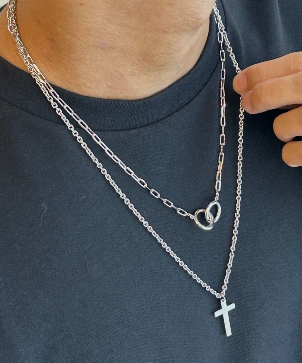 WEGO M2連モチーフネックレス 