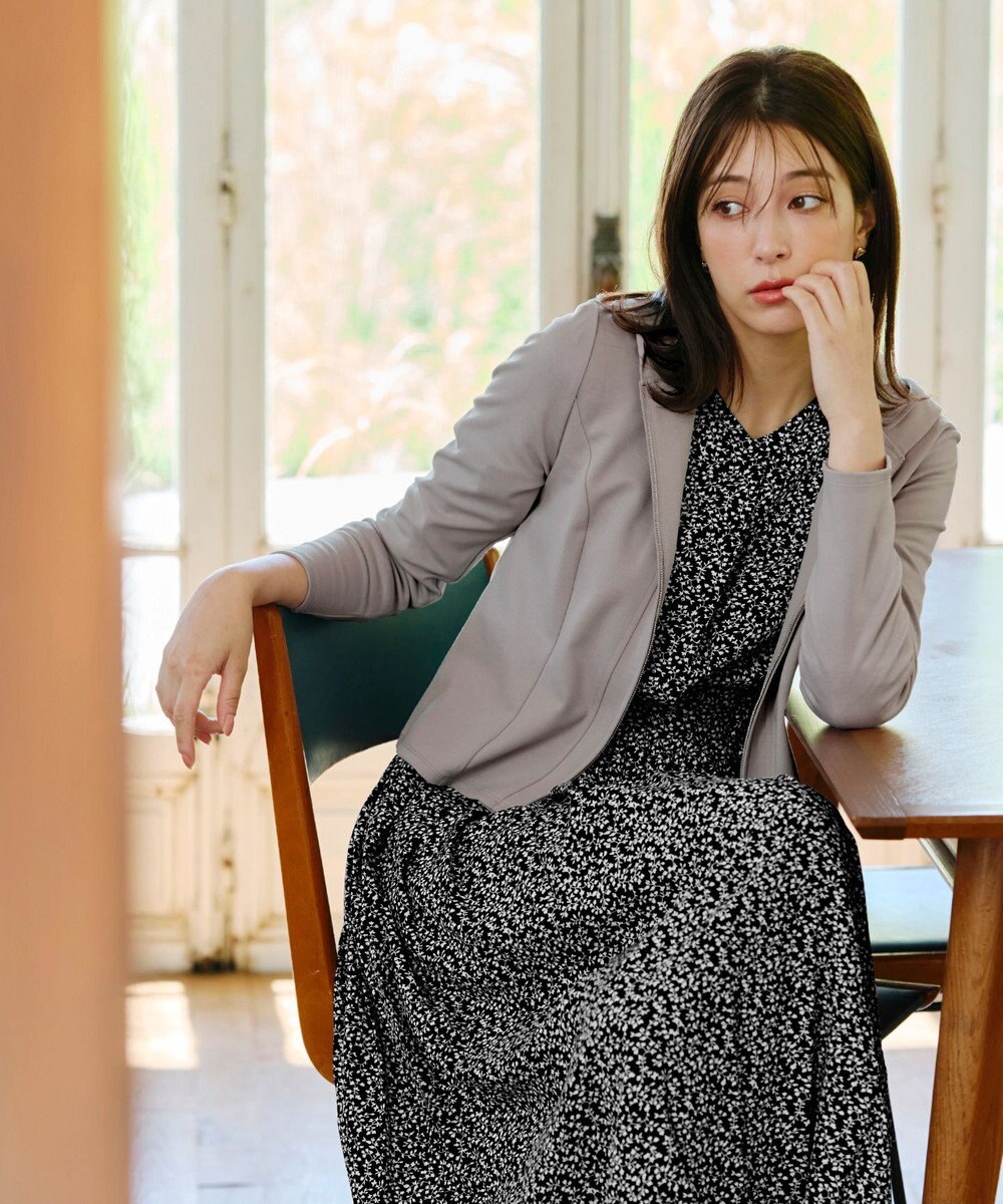 Tiaclasse 【UVカット・吸水速乾・洗える】 “きれい見え” カットソーラインフードパーカー 