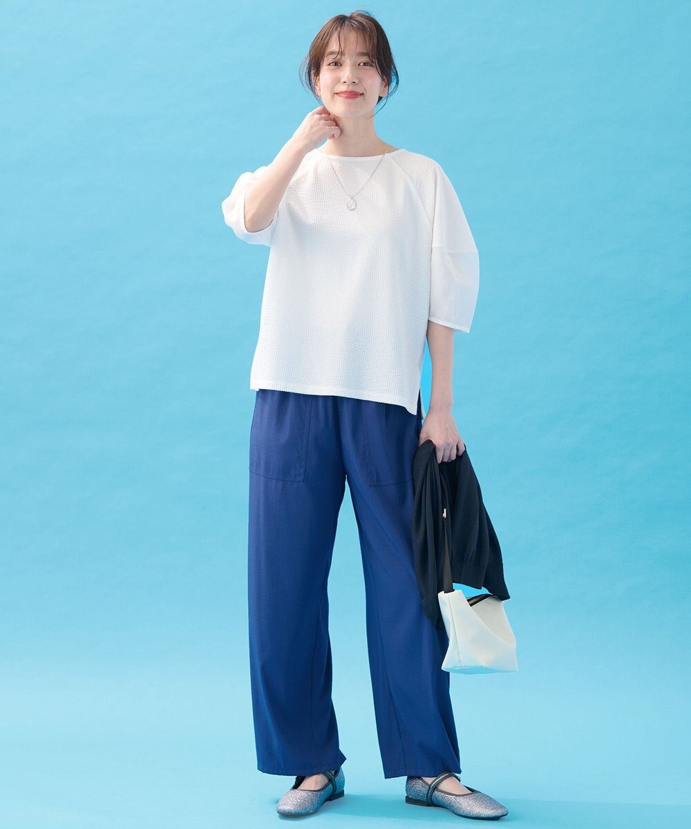 ANY L 【洗濯機可】サッカーランタンスリーブプルオーバー 