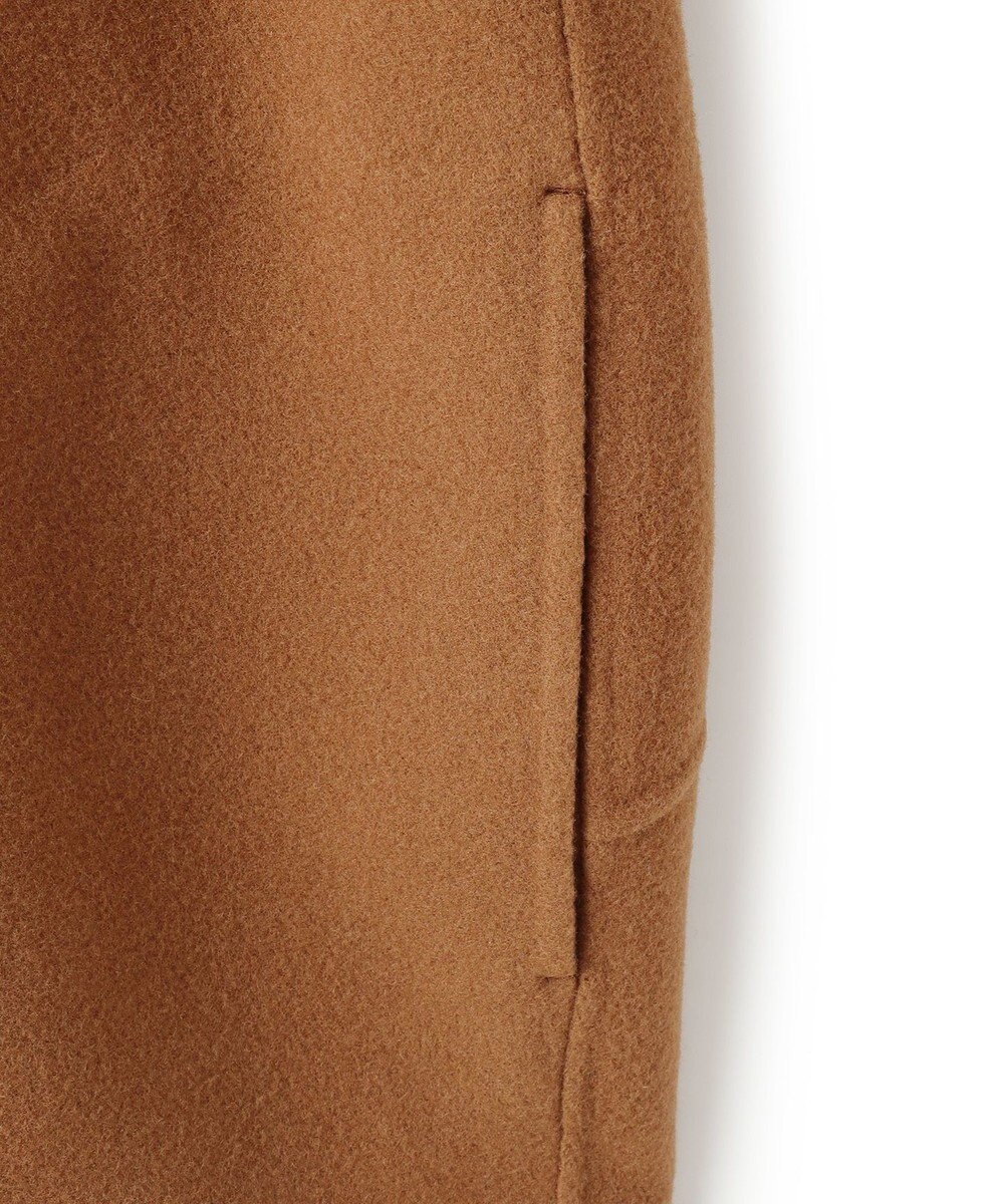 BEIGE， 【andGIRL 秋号掲載】LEMOORE / ウールリバースタンドカラーショートコート 