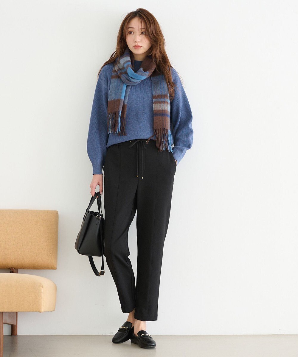 ANY 【洗濯機可能/8色展開】ソフトタッチポリエステルニット 