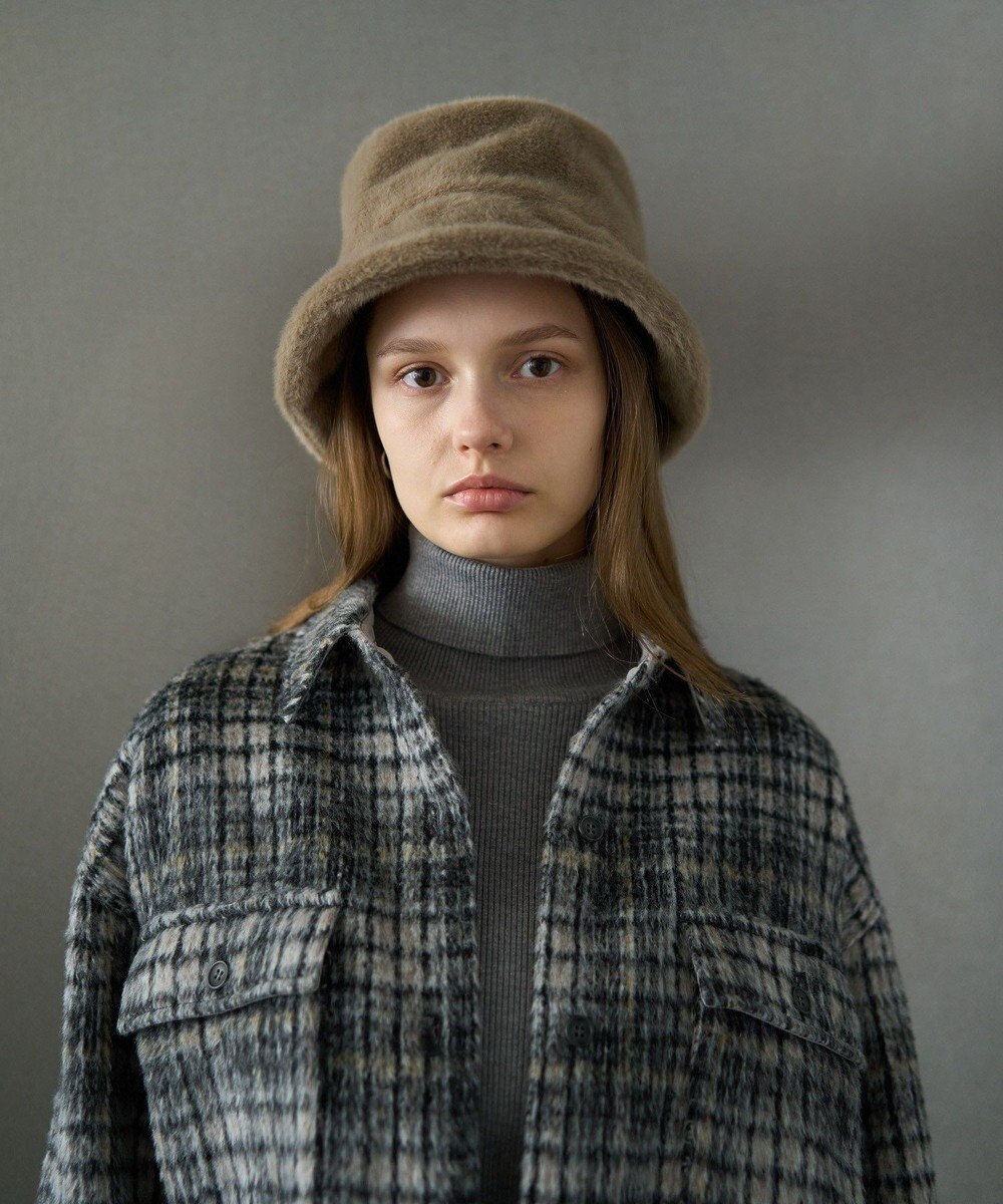 AMERICAN HOLIC ファーバケットハット 