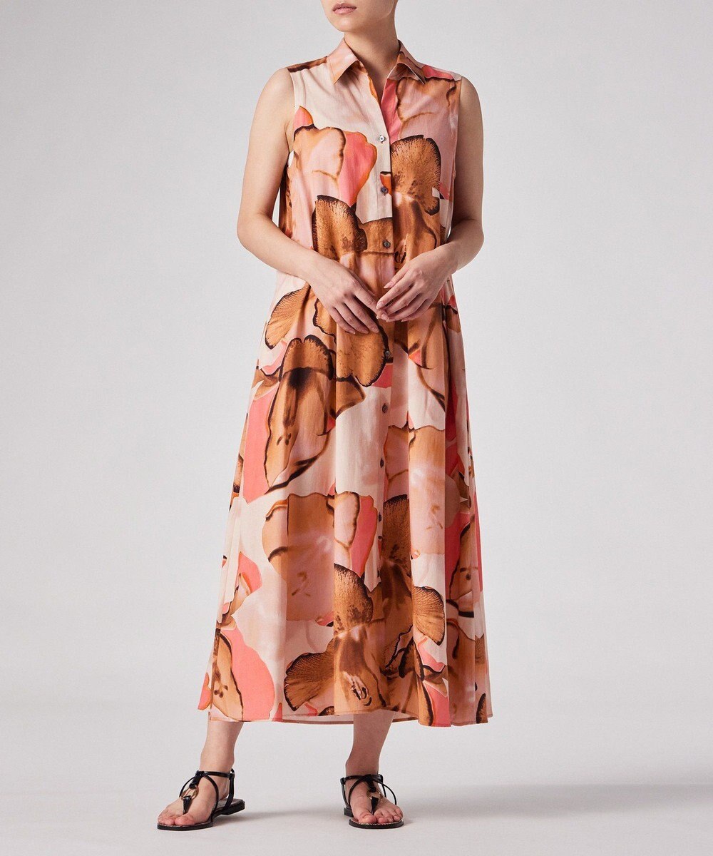 Paul Smith Peper Cut Out ノースリーブ シャツワンピース 