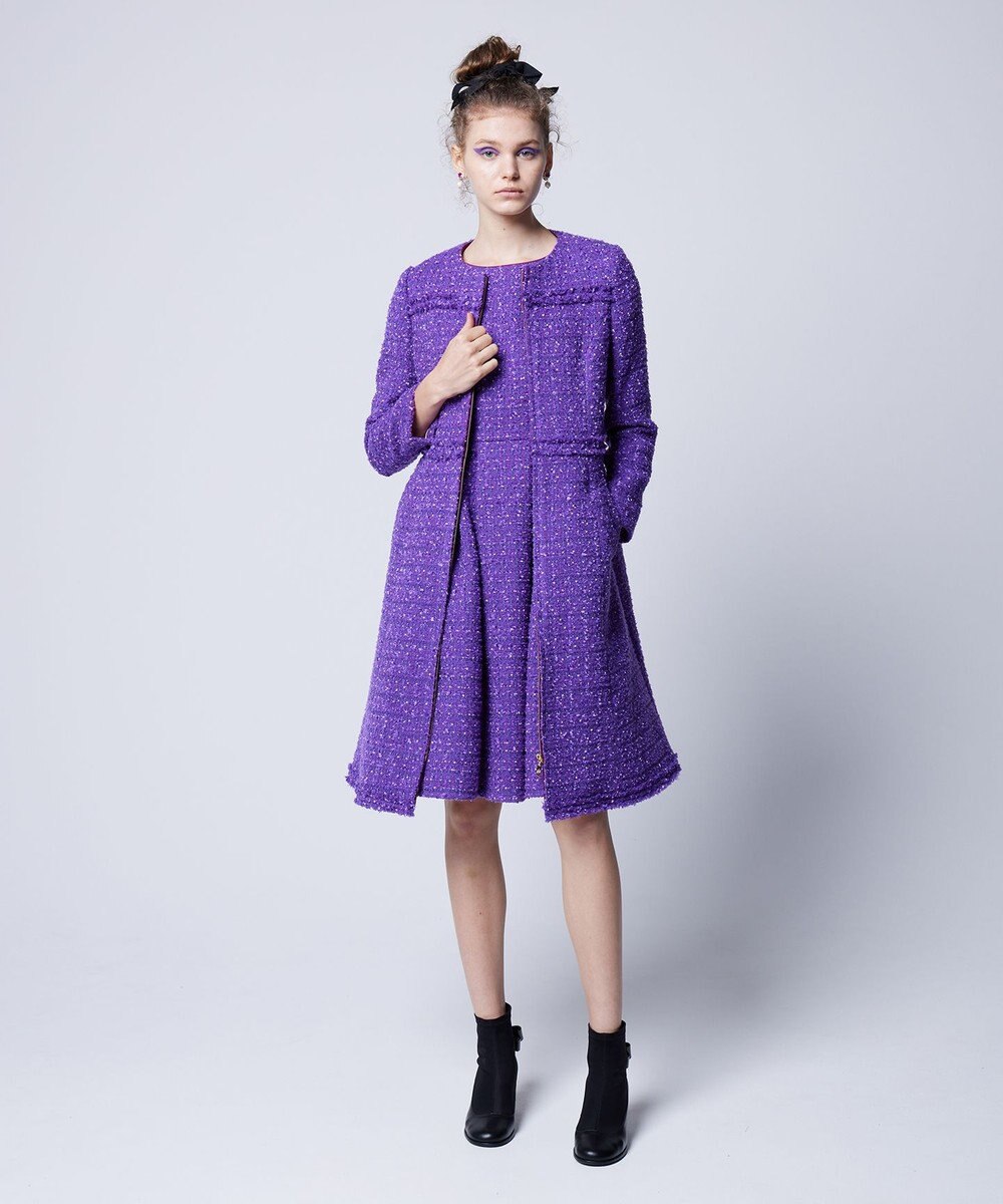 TOCCA CHIFFON TWEED ドレス 