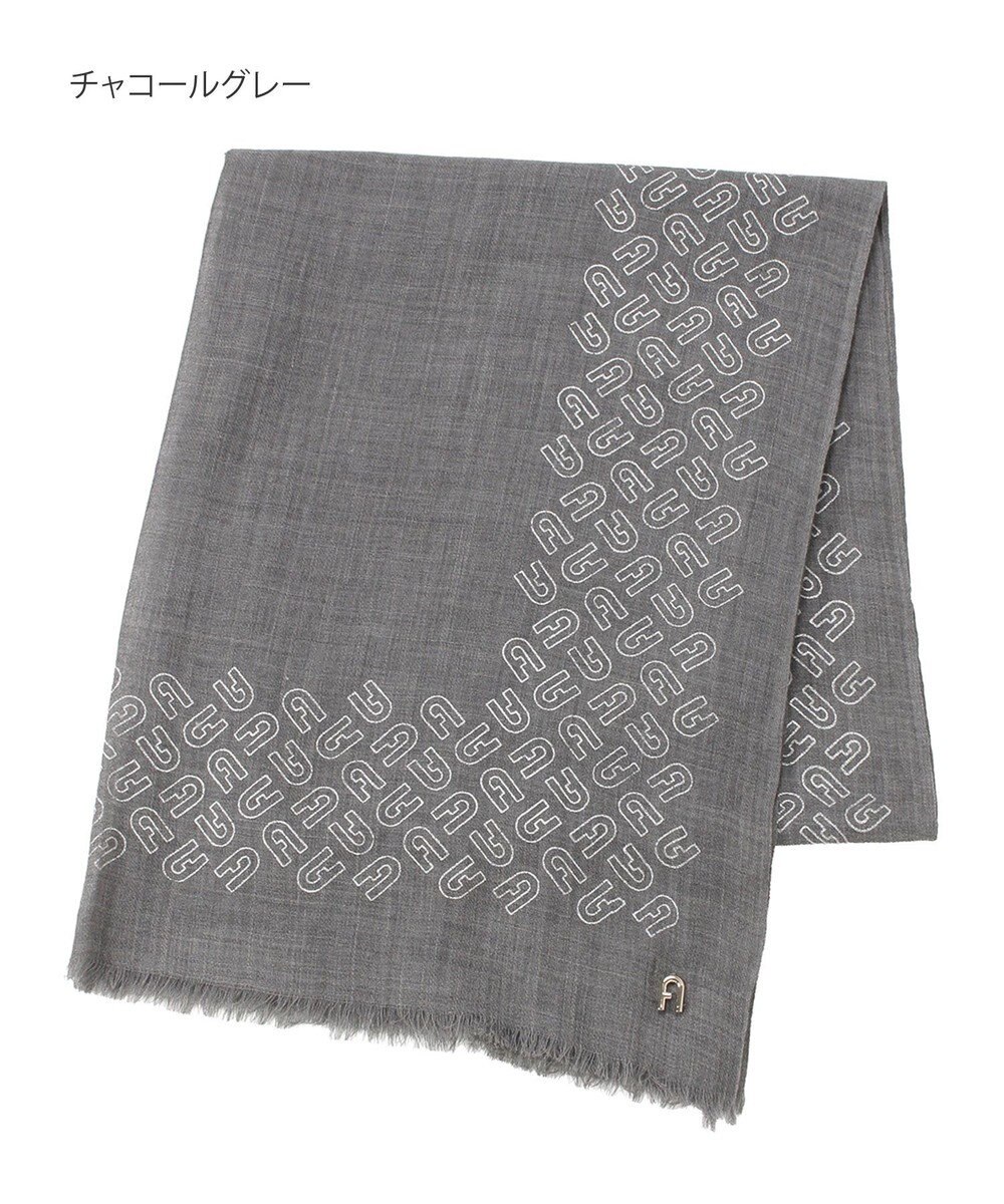 MOONBAT FURLA(フルラ）ウール アーチロゴストール 