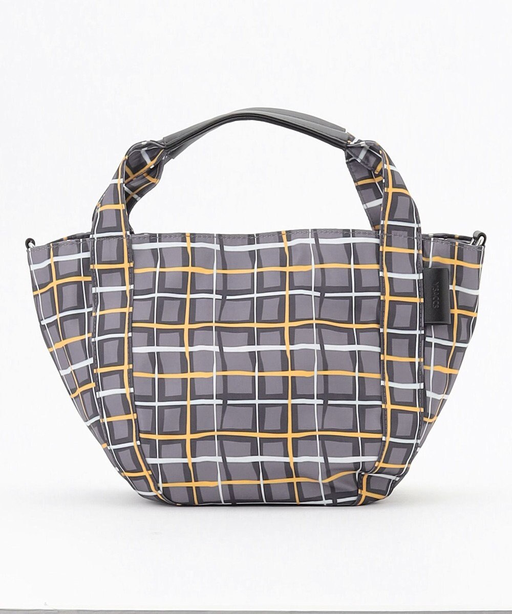 Y'SACCS ドローイングチェック 2WAYトートバッグ 