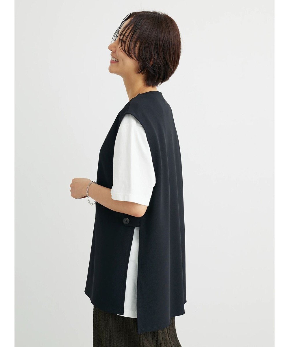 Green Parks キーネックカットベスト 