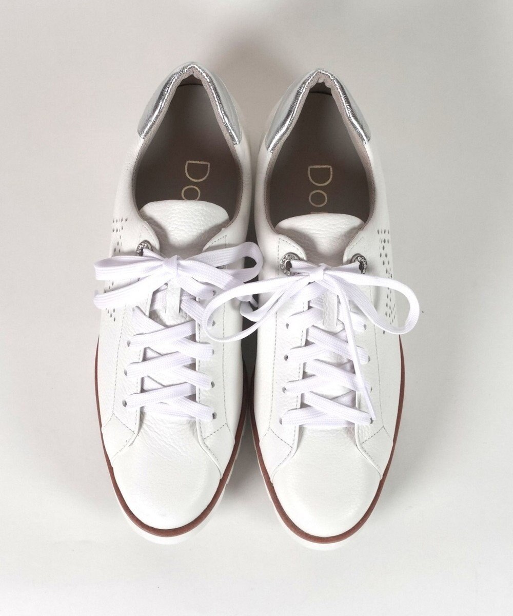 Dominic3 スターパンチングレザースニーカー 