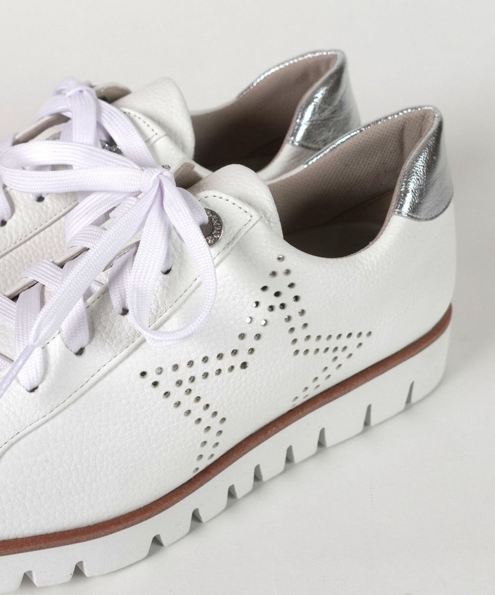 Dominic3 スターパンチングレザースニーカー 