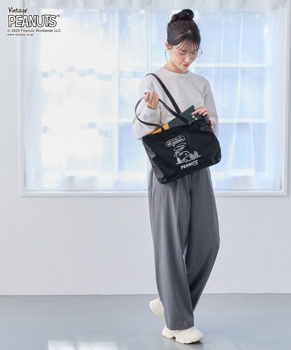 ROOTOTE 8445【スヌーピー】IP.A4アーキャトルワイド.メタリック.ピーナッツ-0Q 