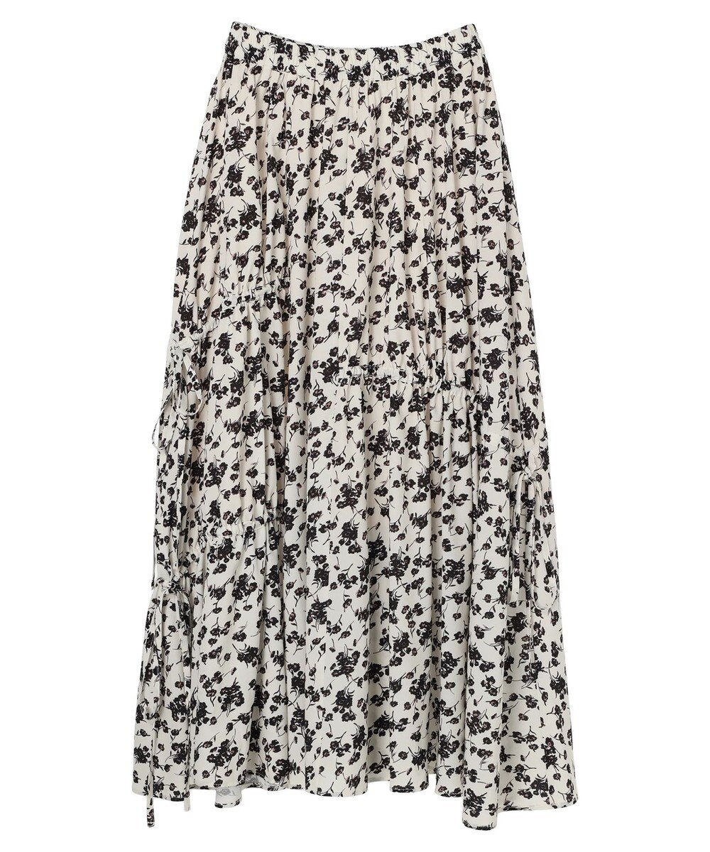 earth music&ecology ドロストギャザーフレアスカート 