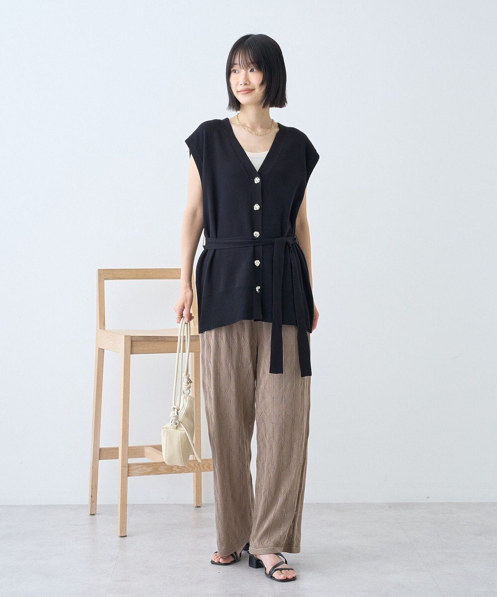 AMERICAN HOLIC 金ボタンニットジレ 