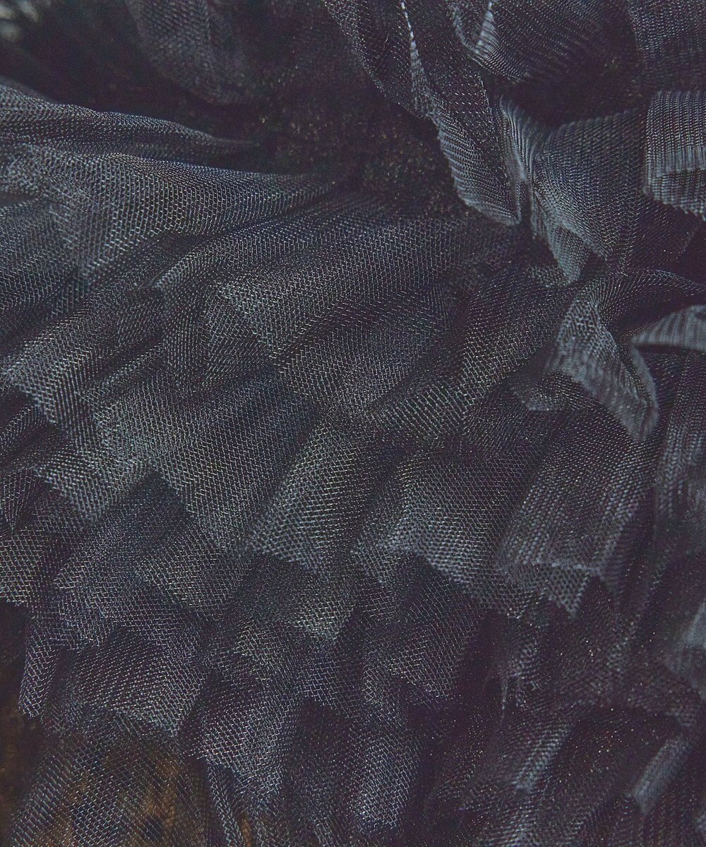 style code 【MERCURYDUO/マーキュリーデュオ】チュールフリル 雑材バケツ型ショルダーバッグ 