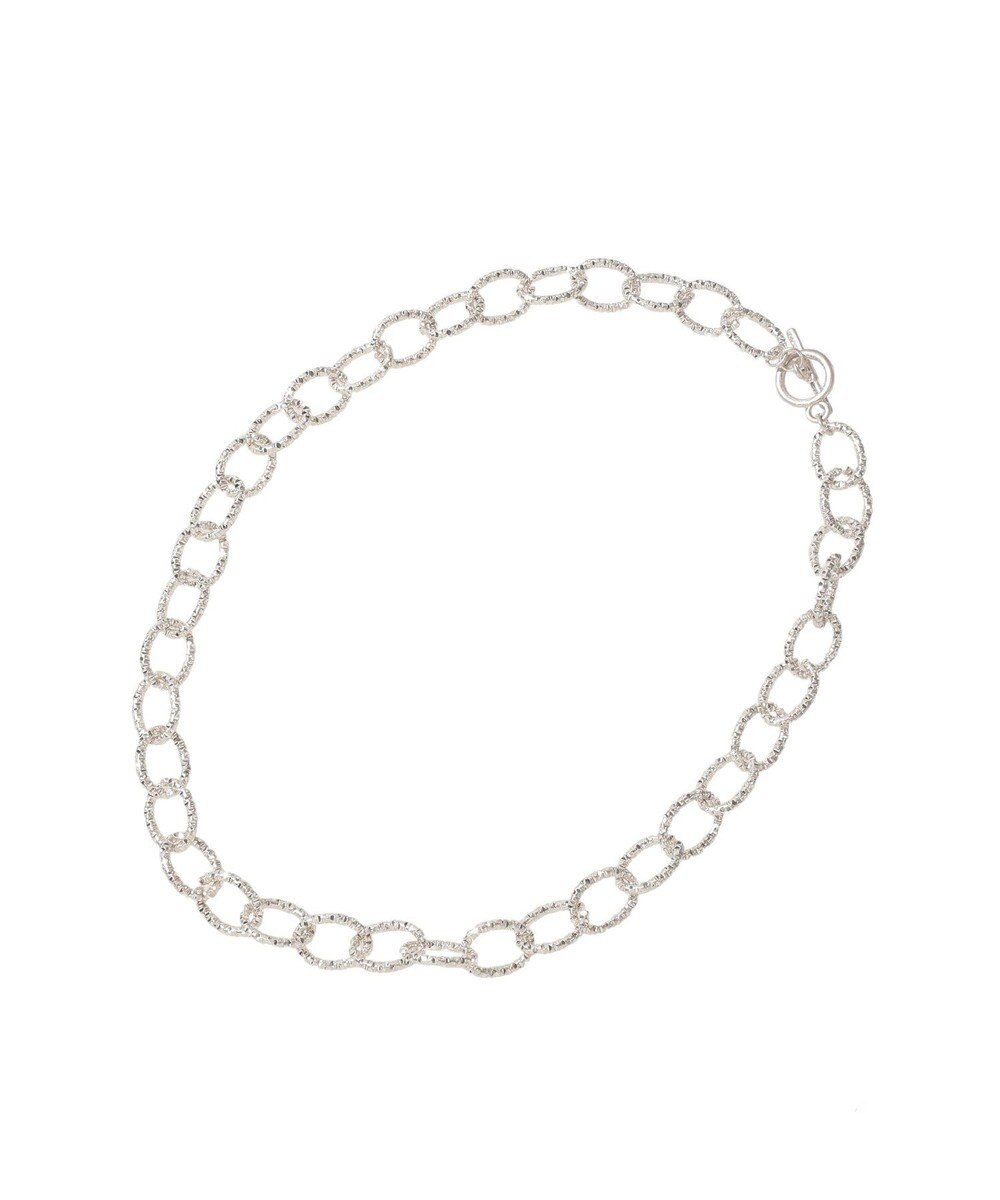 earth music&ecology ジグザグチェーンマンテルネックレス 