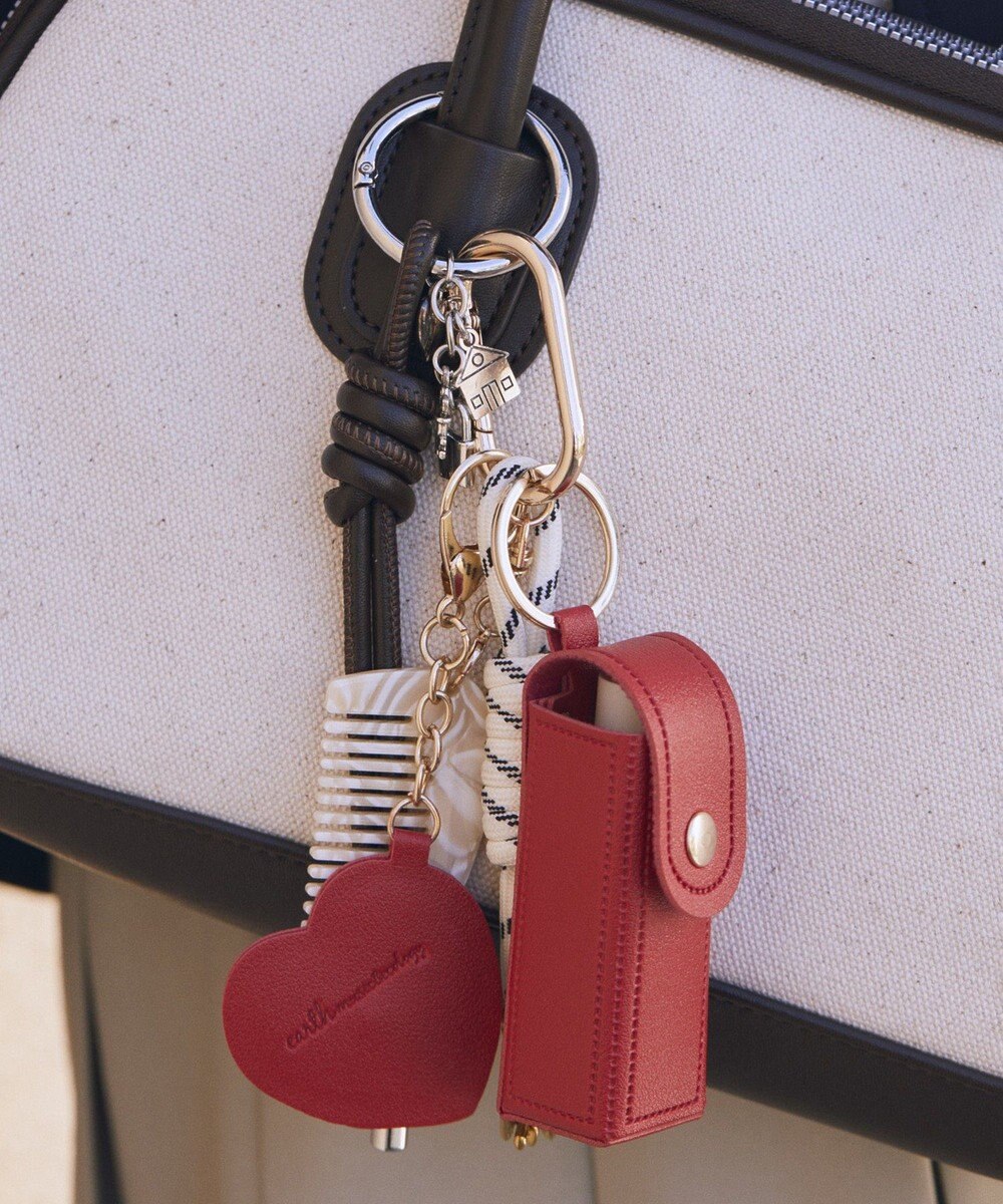 earth music&ecology リップケース付きマルチハートチャーム 