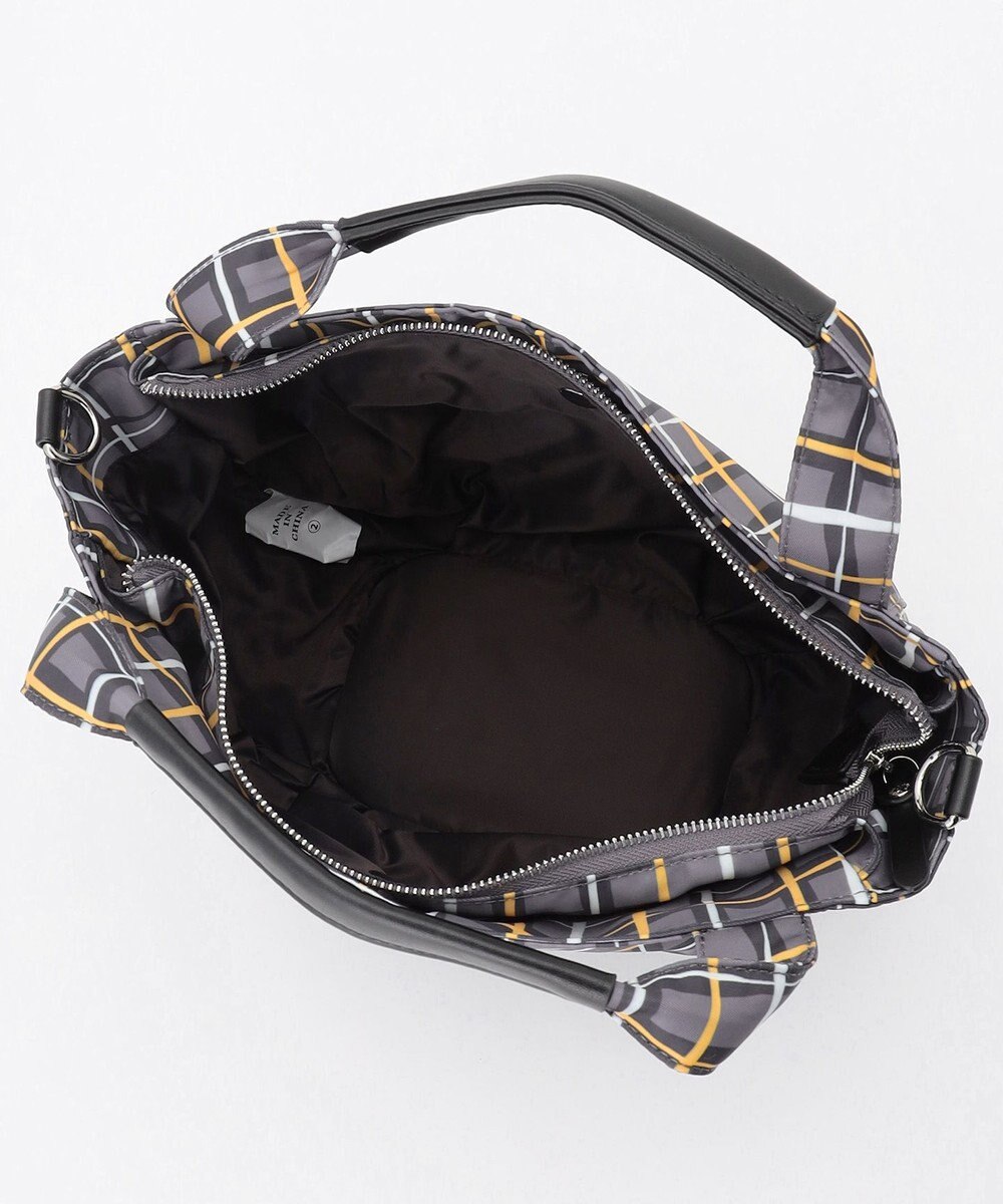 Y'SACCS ドローイングチェック 2WAYトートバッグ 