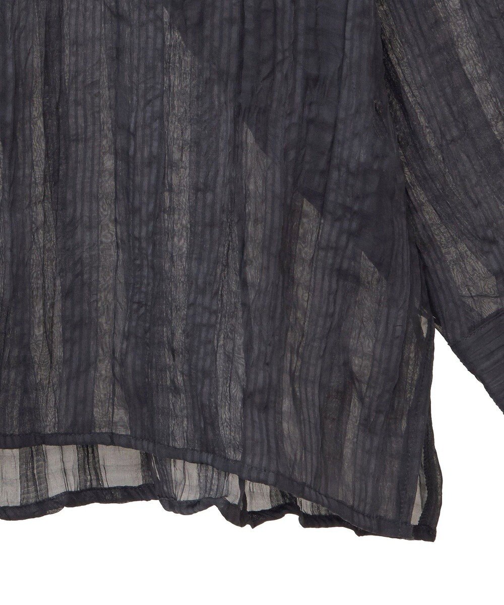 Green Parks シアーワッシャーロングスリーブシャツ 