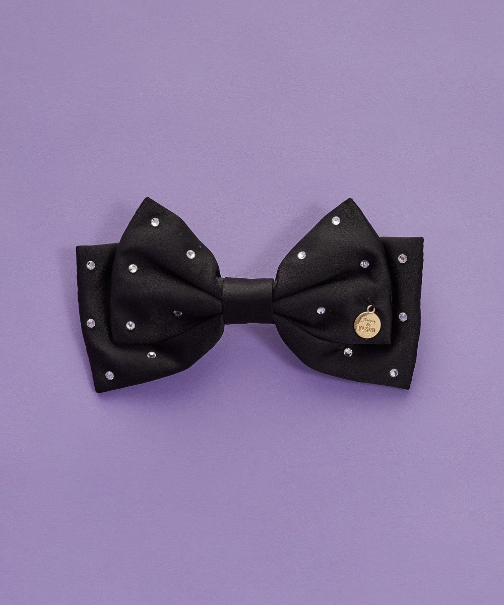 Maison de FLEUR ラインストーンバレッタ 