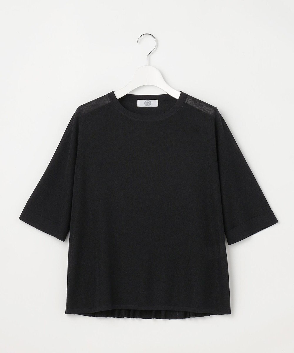 J.PRESS LADIES Vis/Pe スパーク バックプリーツ ニット 