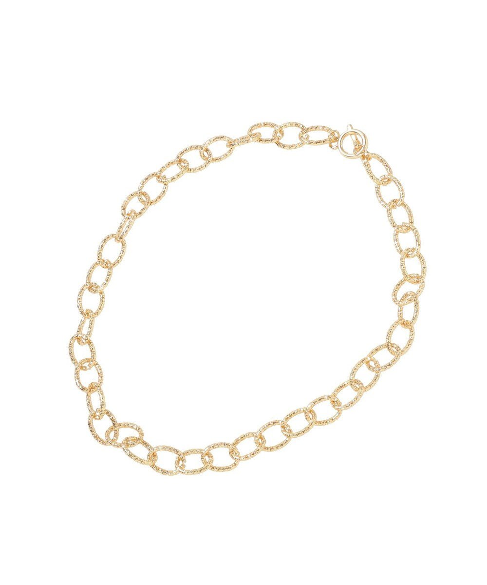 earth music&ecology ジグザグチェーンマンテルネックレス 