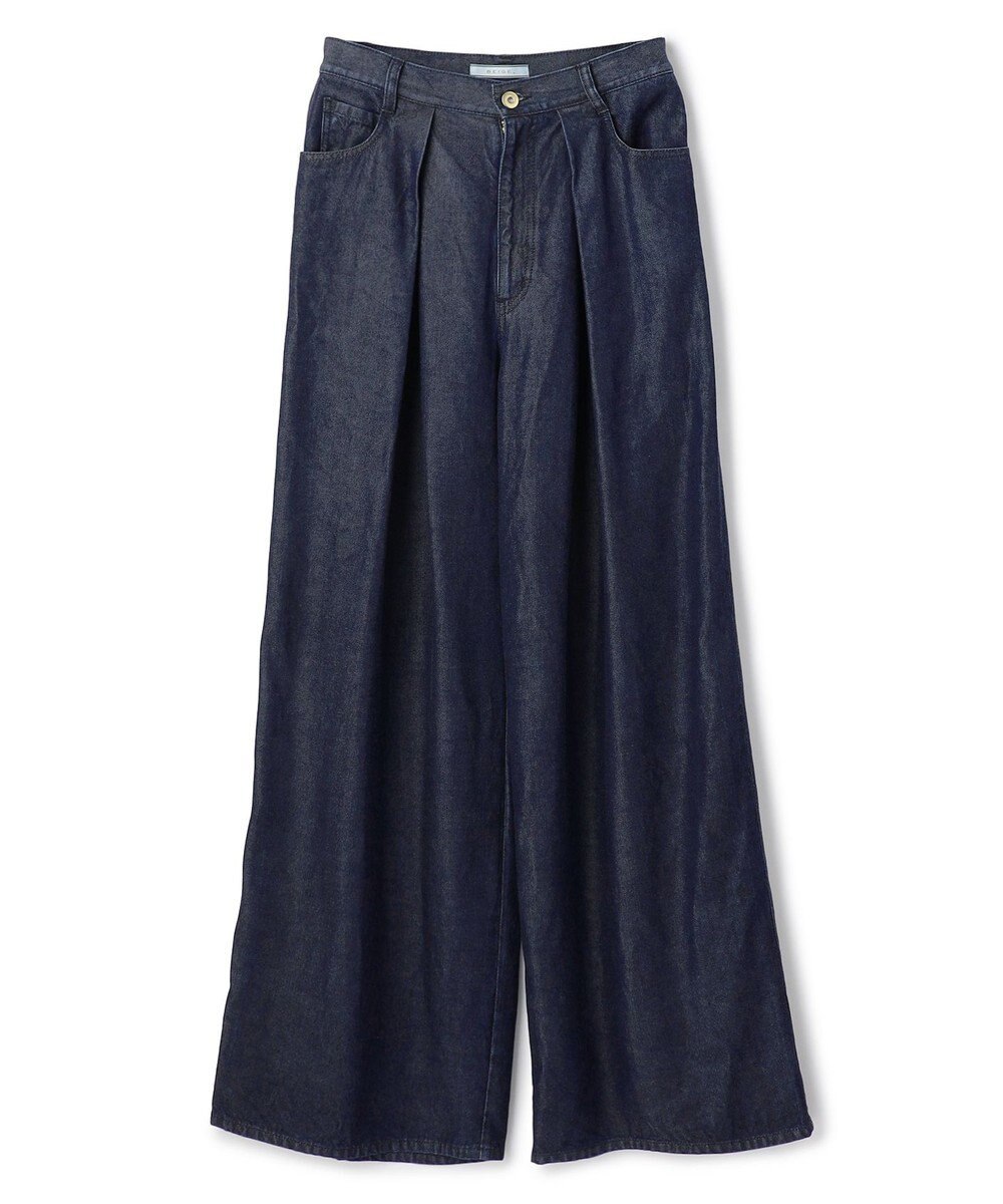 BEIGE， FRANKLIN / ドレープタックワイドパンツ 