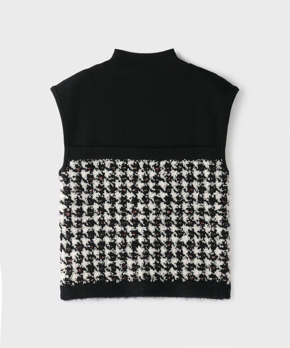 GRACE CONTINENTAL ツイードベアニットトップ 