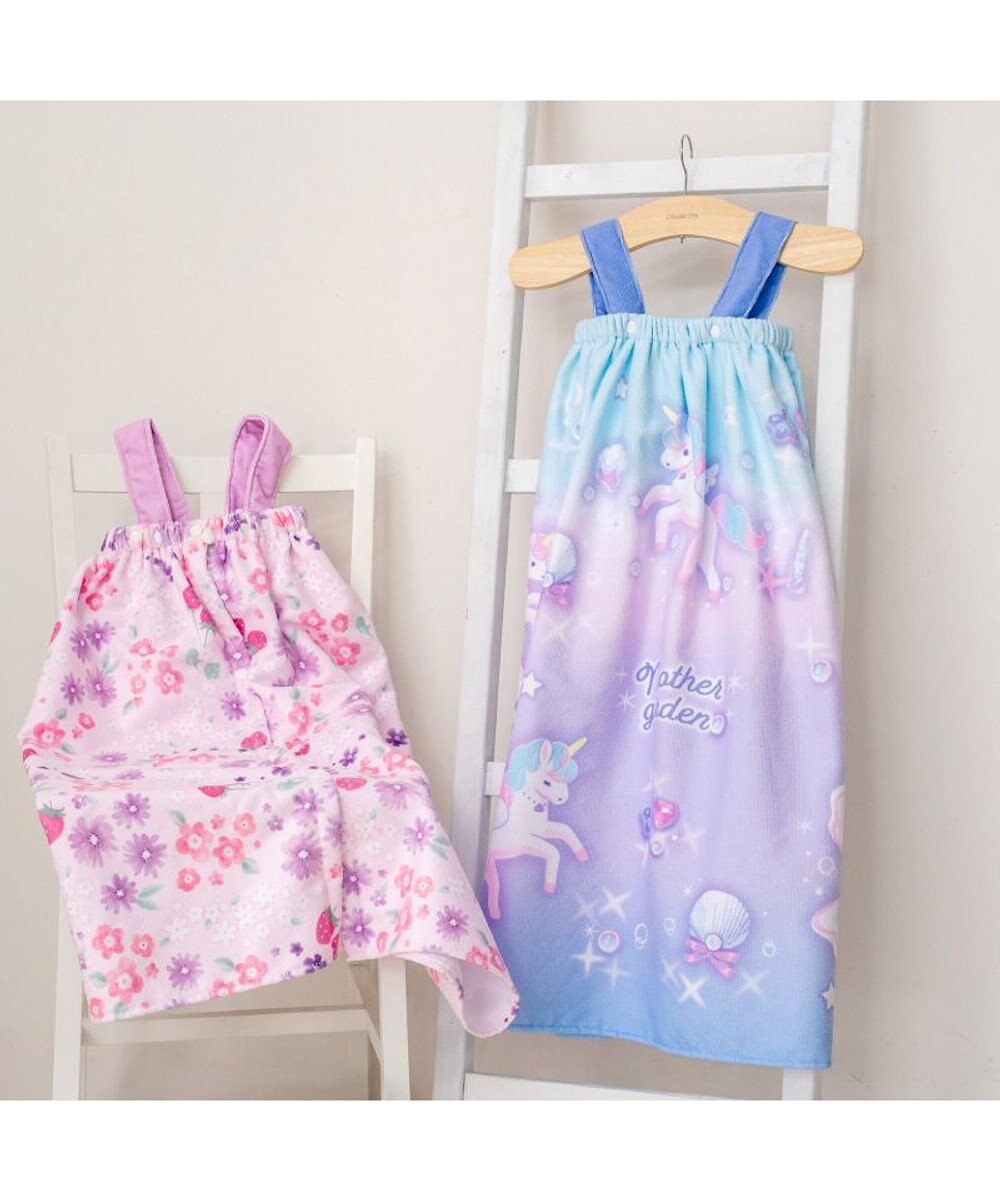 Mother garden マザーガーデン 野いちご 水泳 ラップタオル 80cm 
