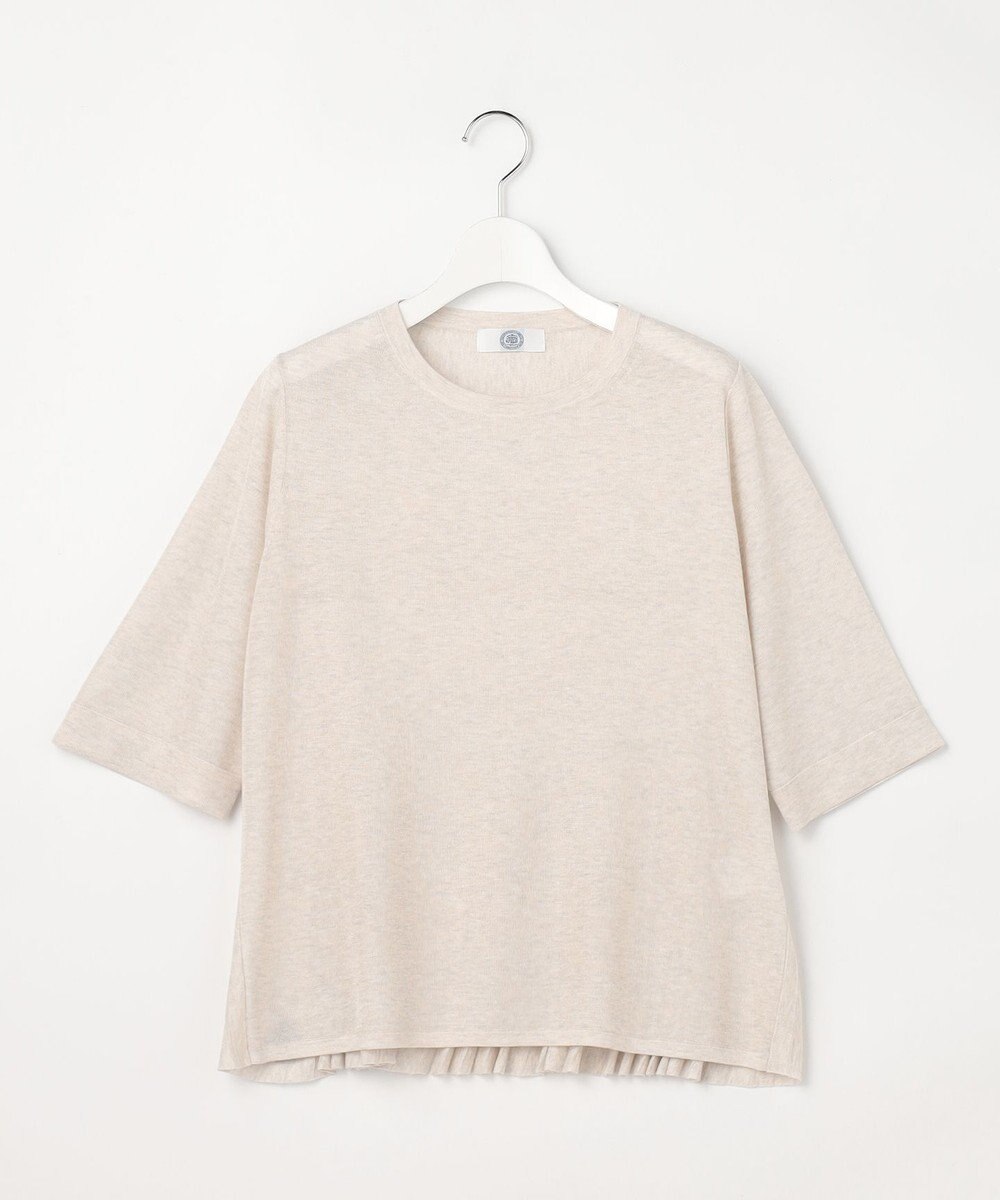 J.PRESS LADIES Vis/Pe スパーク バックプリーツ ニット 