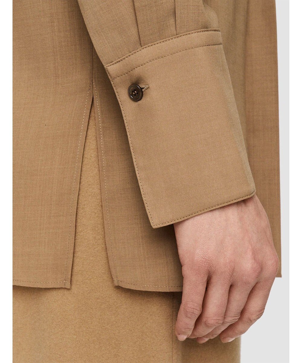 JOSEPH ウィンターボイル　プリーツシャツ 