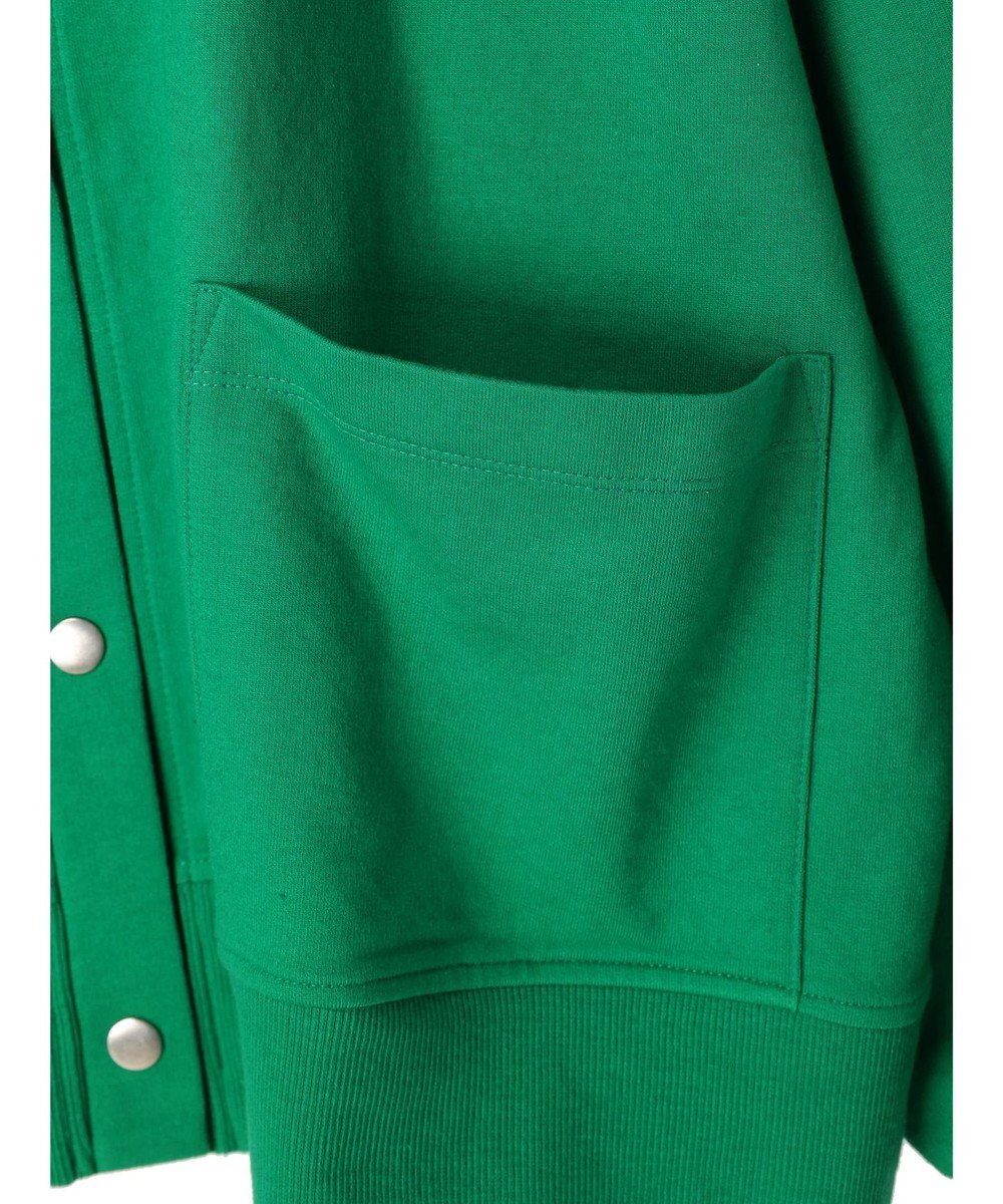 Green Parks ミニ裏毛オーバーサイズカーディガン 