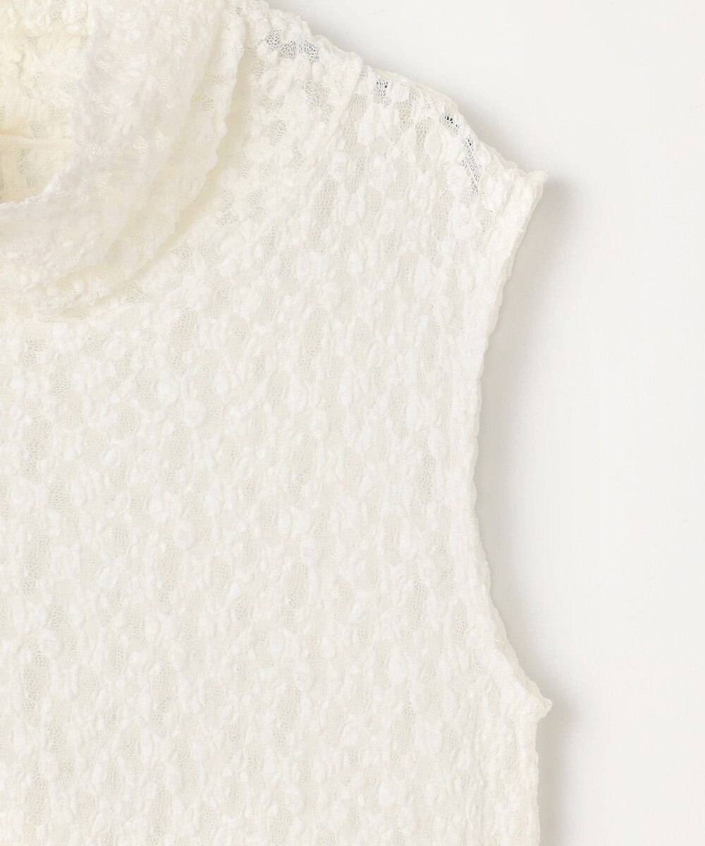 #Newans タートルネックレースブラウス 