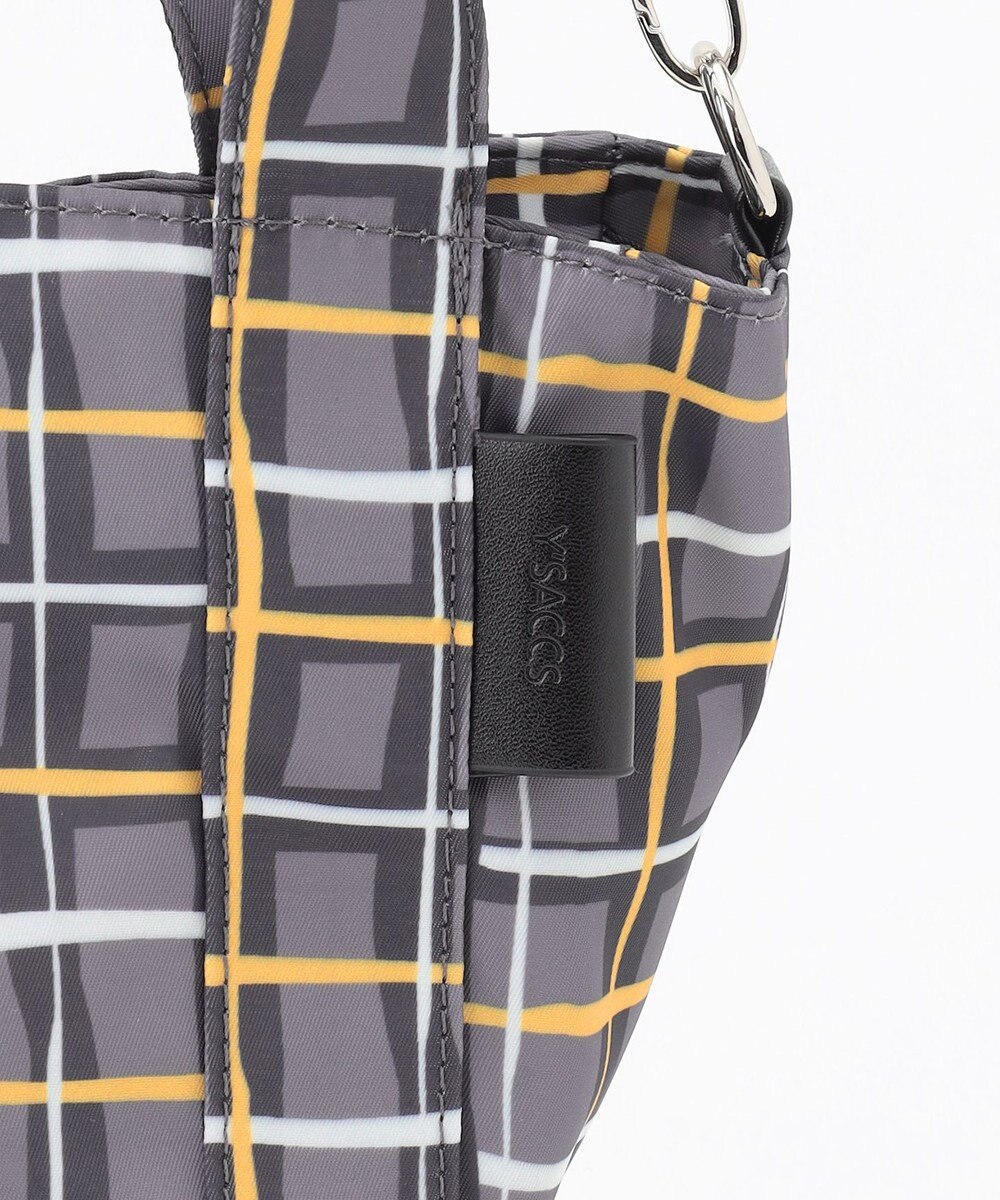 Y'SACCS ドローイングチェック 2WAYトートバッグ 