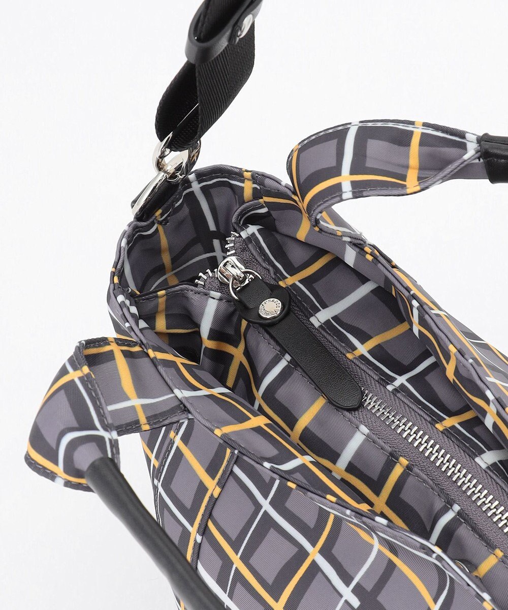 Y'SACCS ドローイングチェック 2WAYトートバッグ 