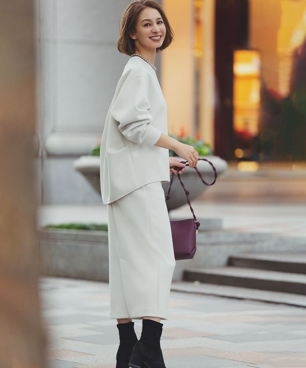 UNFILO L BEAUTY FORM JERSEY バックフォルム プルオーバー 