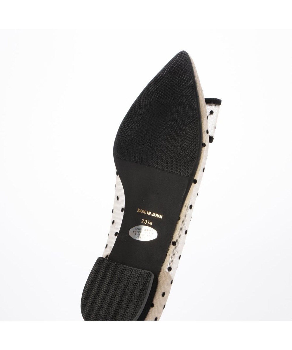 MODE ET JACOMO <carino>ドットチュールパンプス 