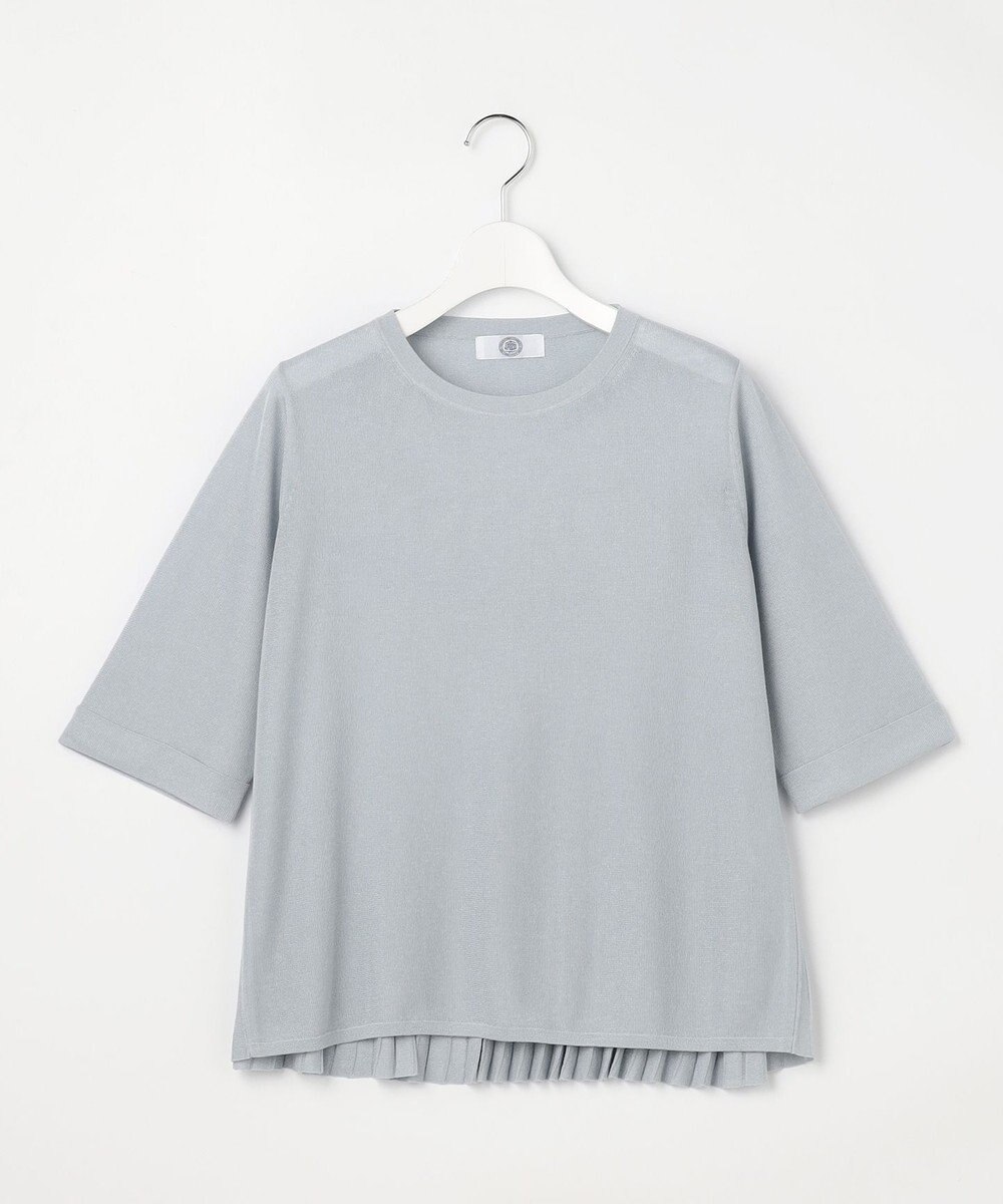 J.PRESS LADIES Vis/Pe スパーク バックプリーツ ニット 