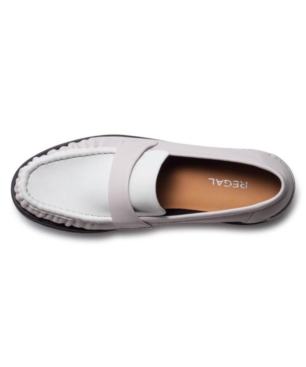 REGAL FOOT COMMUNITY 【リーガルレディース】F81R ギャザーローファー カジュアルシューズ 