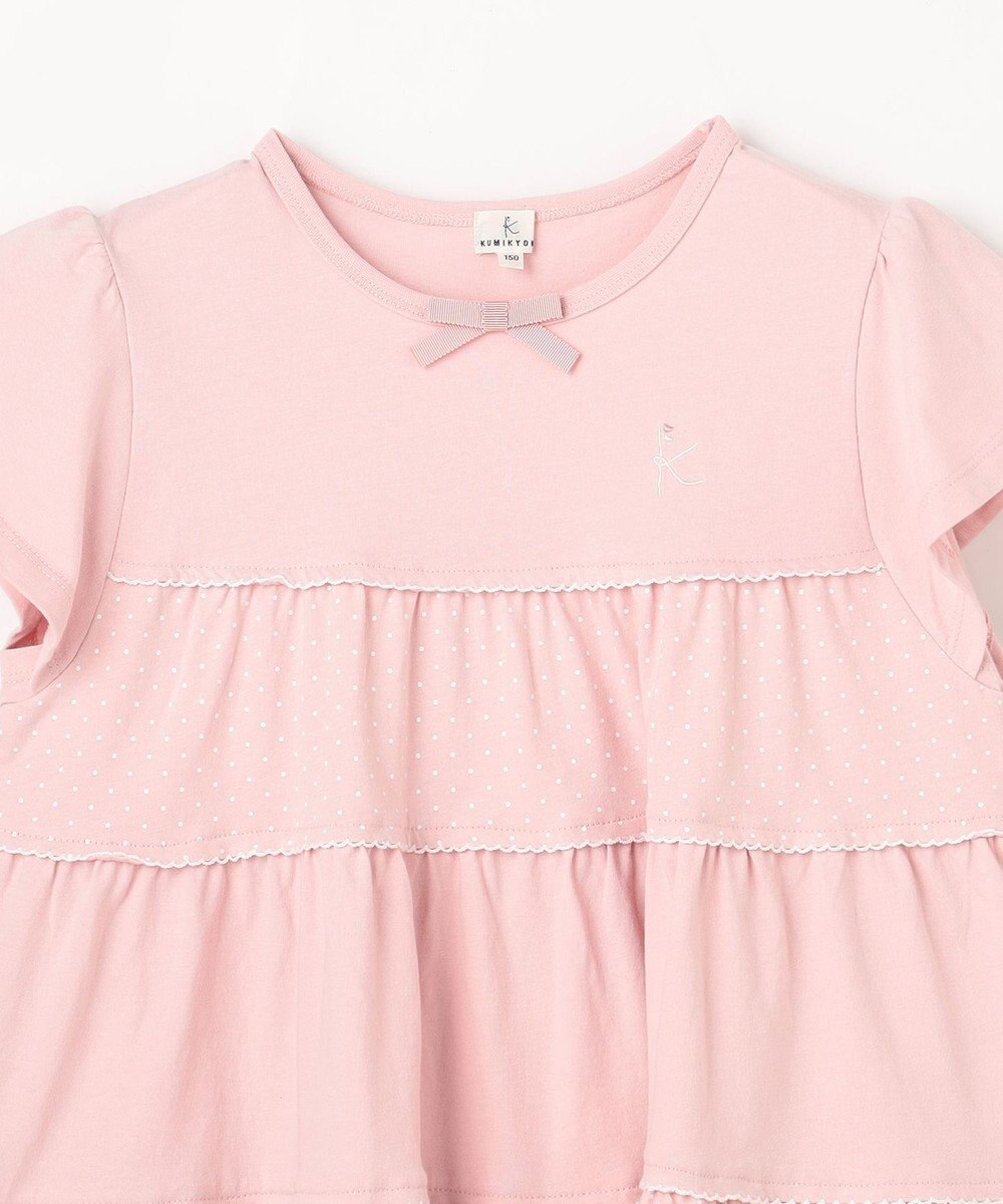 組曲 KIDS 【150-160㎝】 ドットティアードチュニック 