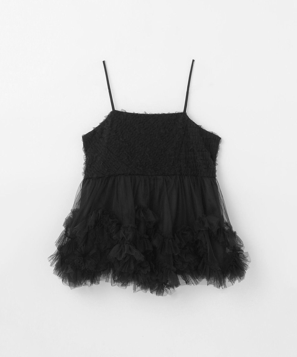 GRACE CONTINENTAL チュールフリルキャミソール 