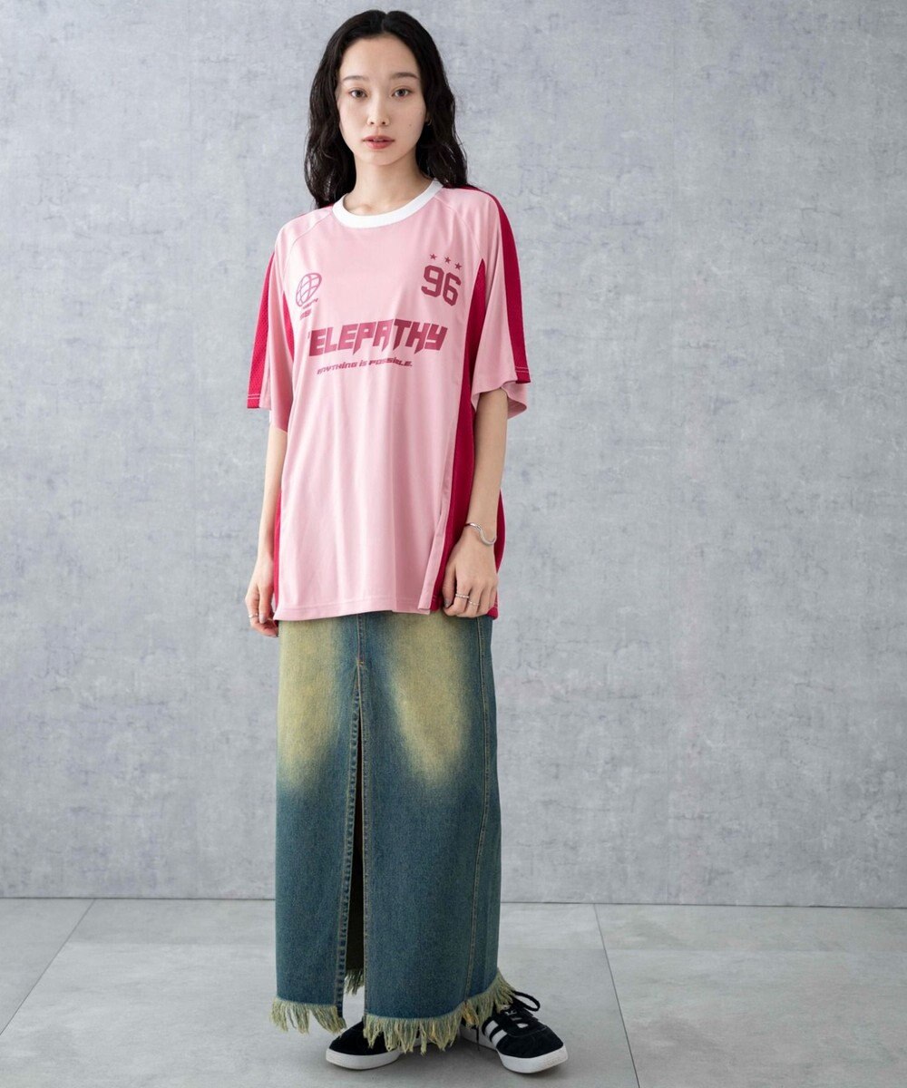 WEGO サッカーメッシュ切り替えビッグT 