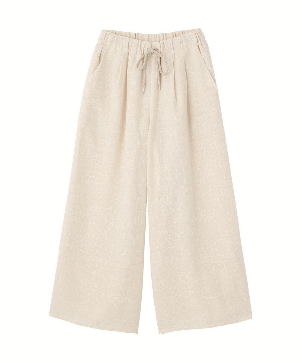 CRAFT STANDARD BOUTIQUE リネンライクワイドイージーパンツ 