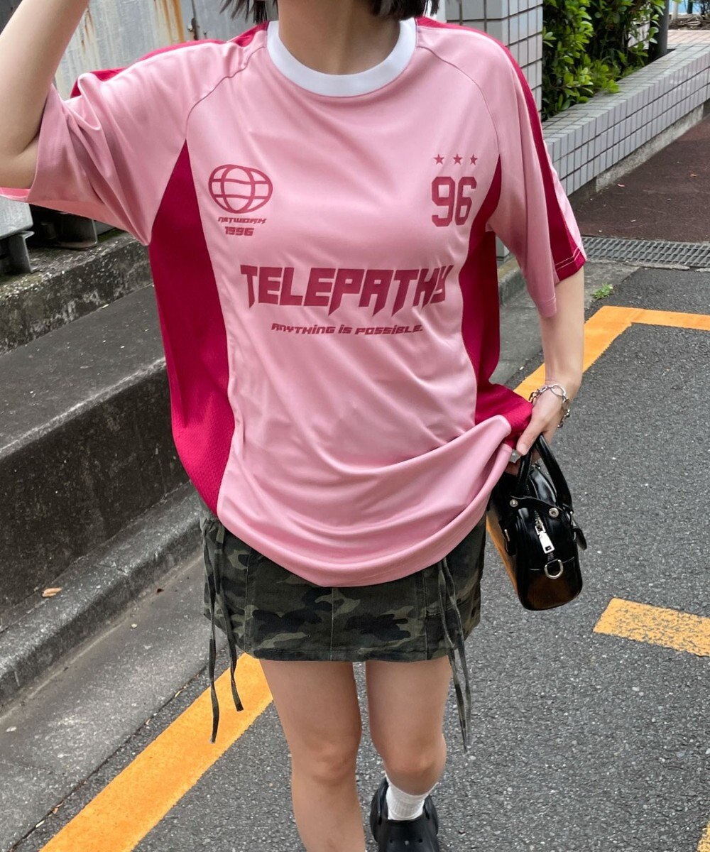 WEGO サッカーメッシュ切り替えビッグT 