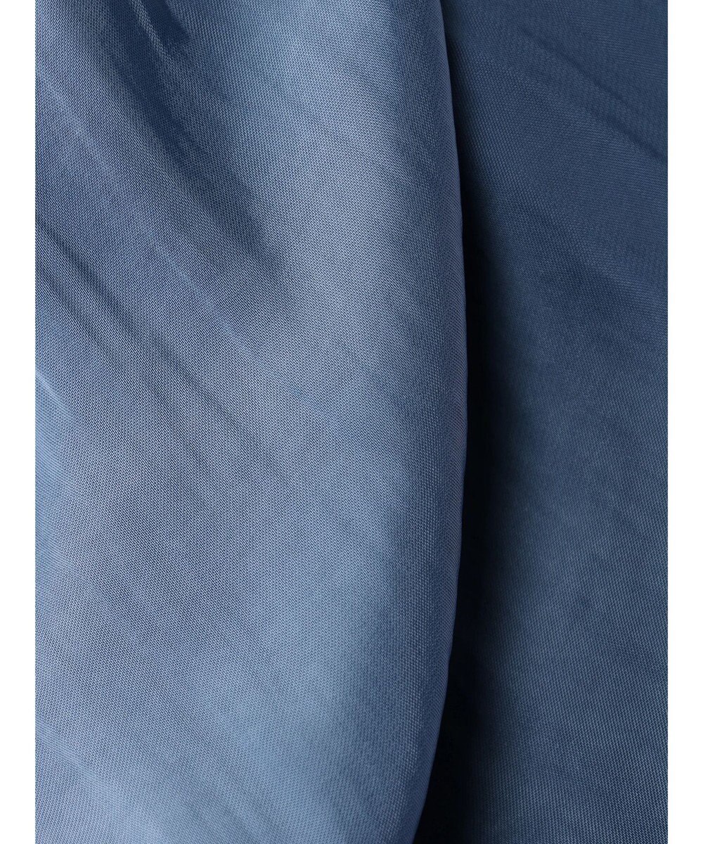 earth music&ecology サテンティアードワンピース 