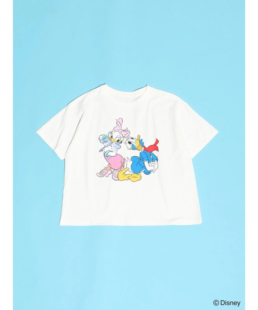 Green Parks ドナルドダック９０ｔｈ／アクセ風プリントＴＥＥ 