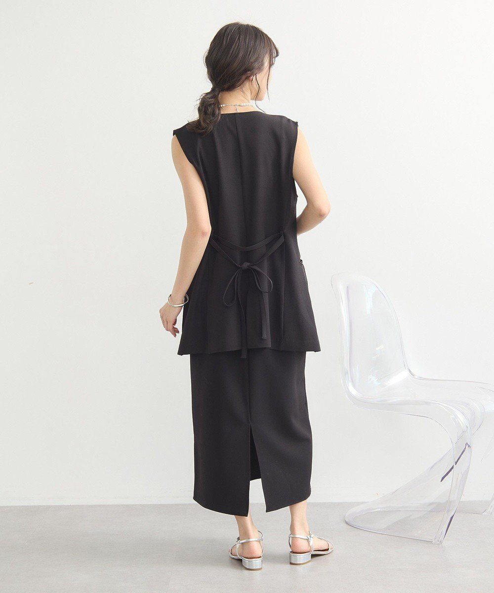 earth music&ecology ショルダータックジレ 