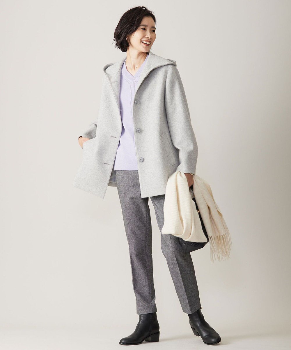 J.PRESS LADIES CLEAR LIGHT WOOL Vネック ニット 