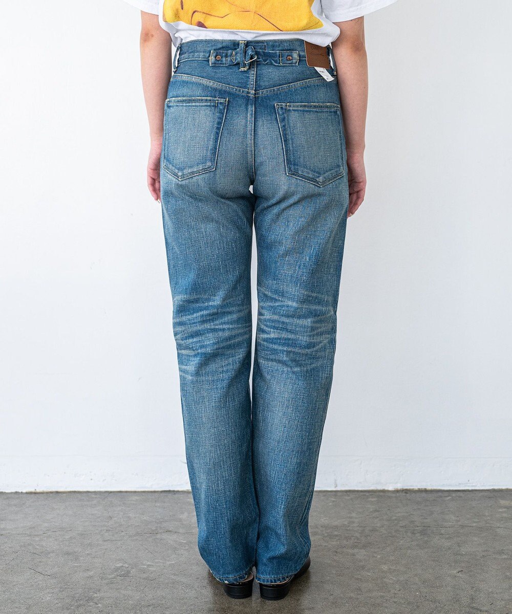 caqu boy`s cutⅡ テーパードストレートデニム USEDWASH 