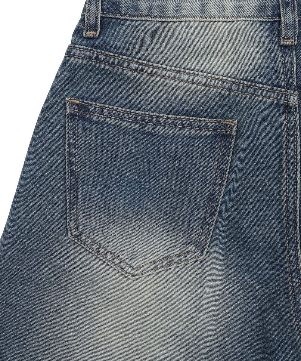 WEGO ブラストデニムハーフパンツ 